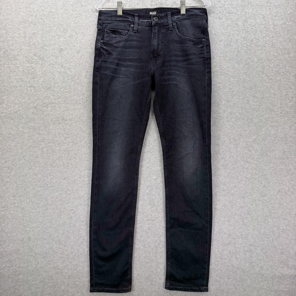 Paige Lennox Jeans Mens 30x32 Dark Blue Transcend Slim Tapered Stretch Denim